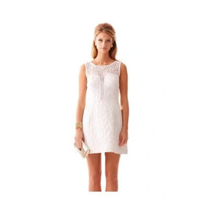 ✨ Lilly Pulitzer Raegan Fit & Flare Lace Dress New Size 0